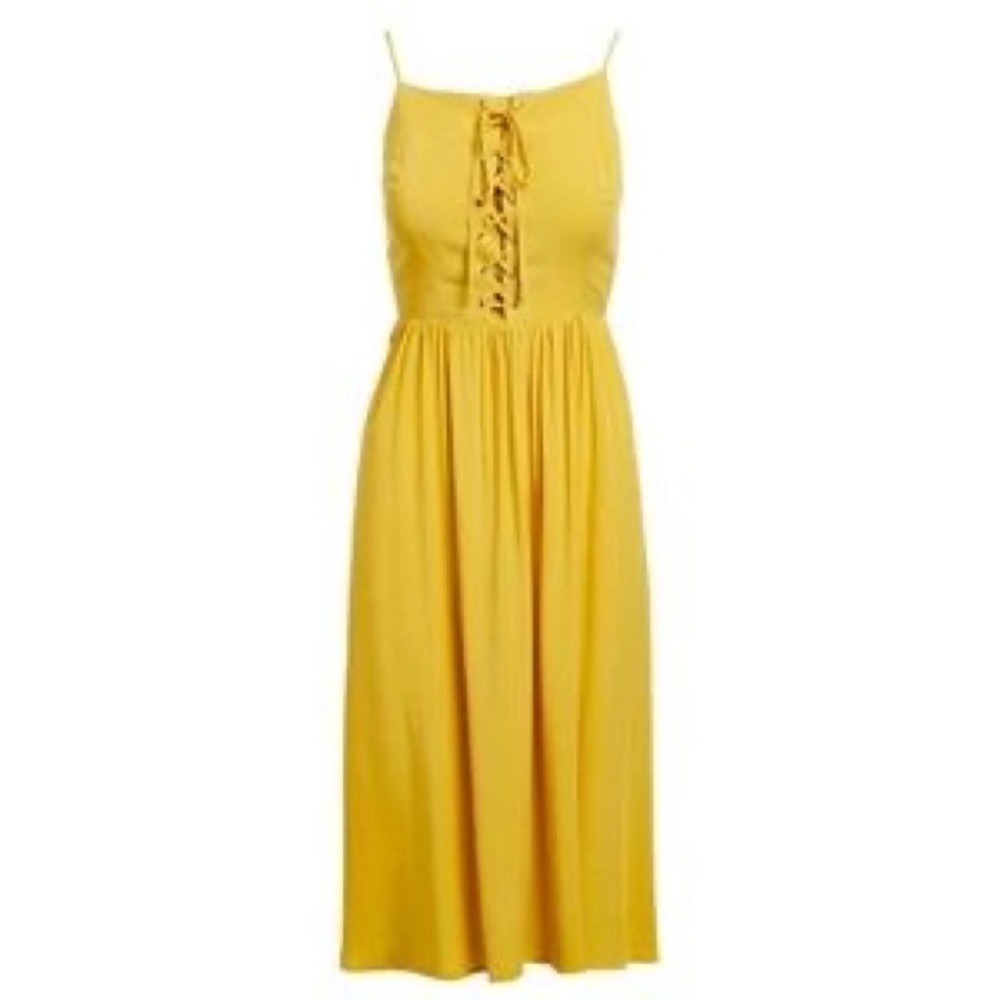 Maurice’s lace up midi dress